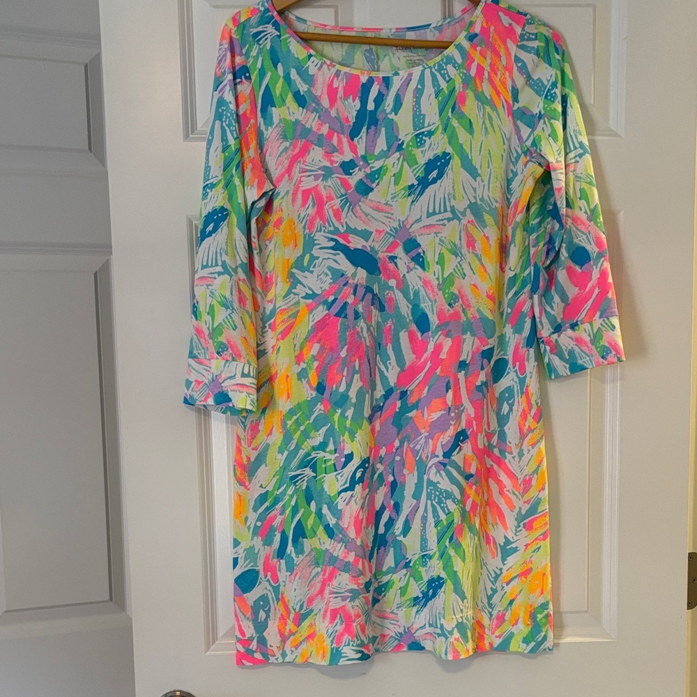 Lilly Pulitzer Marlowe Dress Sparkling Sands size Medium